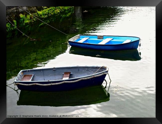 Two Small boats Framed Print by Stephanie Moore