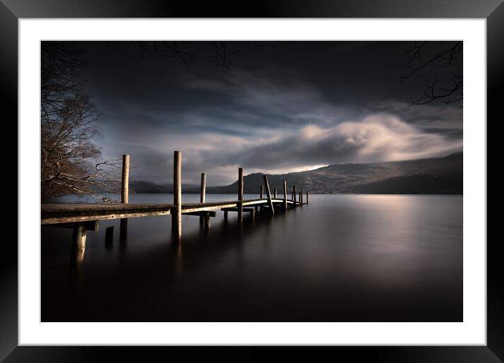 The Jetty Framed Mounted Print by Simon Wrigglesworth