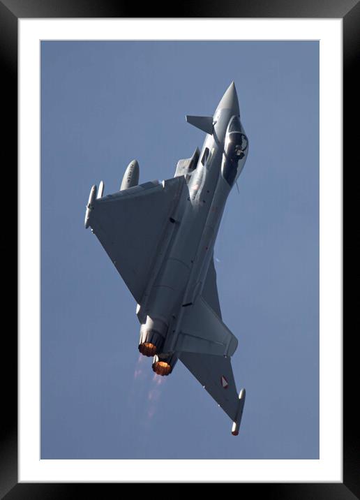 Austrian Eurofighter Typhoon Framed Mounted Print by J Biggadike