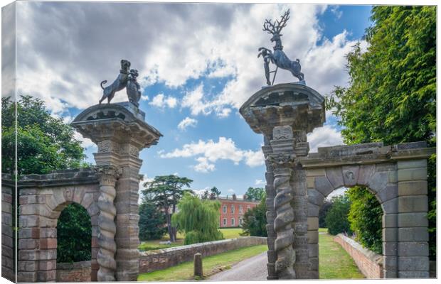 Staunton Harold Hall Canvas Print by Bill Allsopp