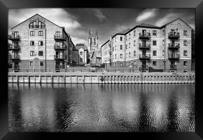 Langtons Wharf, Leeds Framed Print by Darren Galpin
