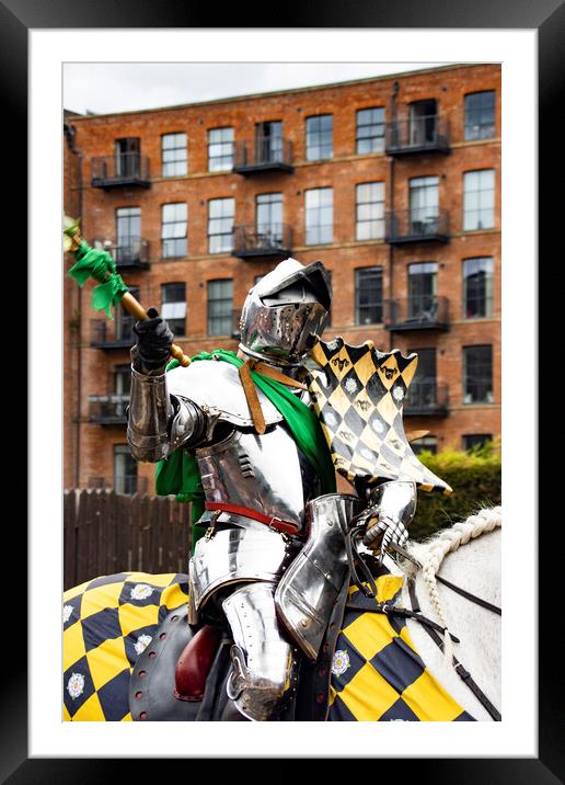 Spring Knight Framed Mounted Print by Glen Allen