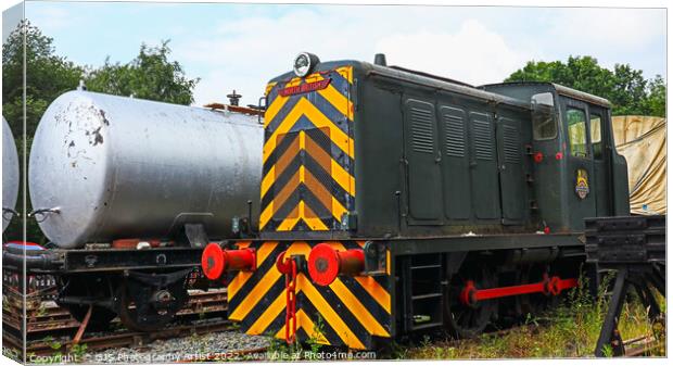 Diesel Shunter Canvas Print by GJS Photography Artist