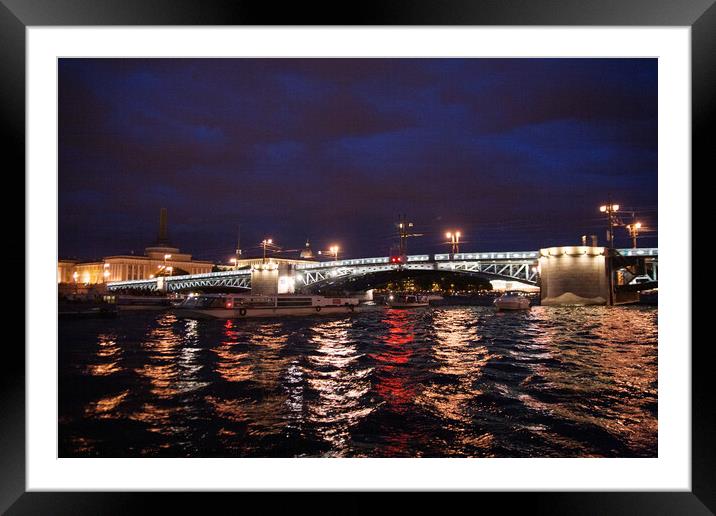 Bridge about to Open Framed Mounted Print by Sally Wallis