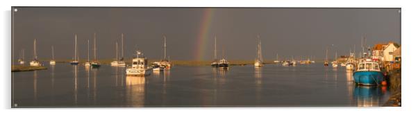 Rainbow Panorama. Acrylic by Bill Allsopp
