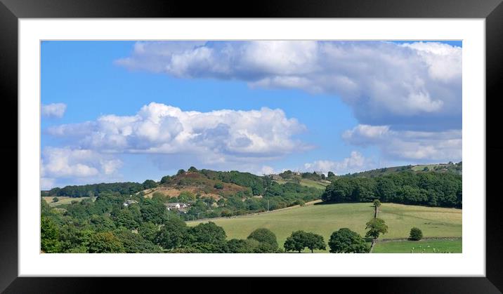 Yorkshire country view Framed Mounted Print by Roy Hinchliffe