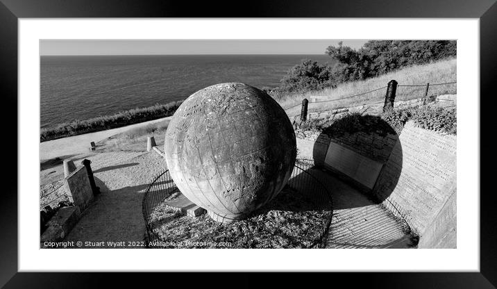 The great globe at Swanage Framed Mounted Print by Stuart Wyatt
