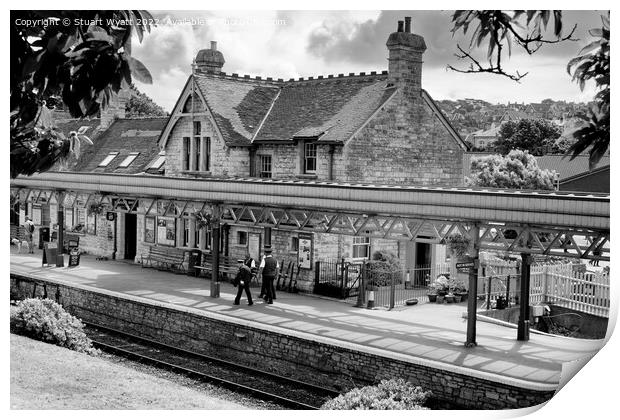 Swanage Railway Station Print by Stuart Wyatt
