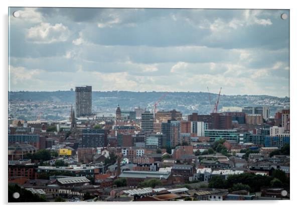Sheffield Views Acrylic by J Biggadike