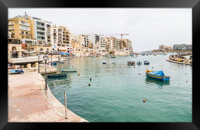 Looking out of Spinola Bay Framed Print by Jason Wells