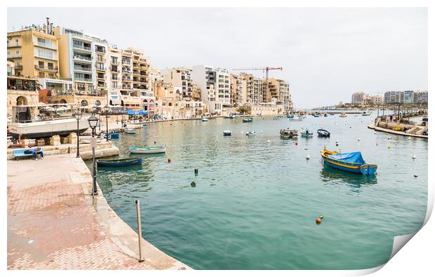 Looking out of Spinola Bay Print by Jason Wells