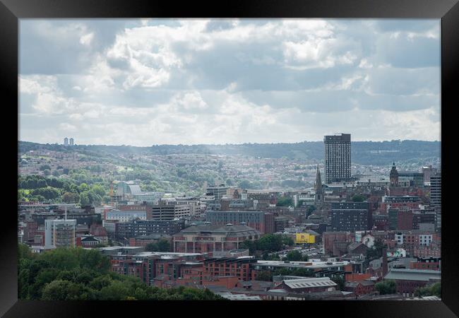 Sheffield Framed Print by J Biggadike