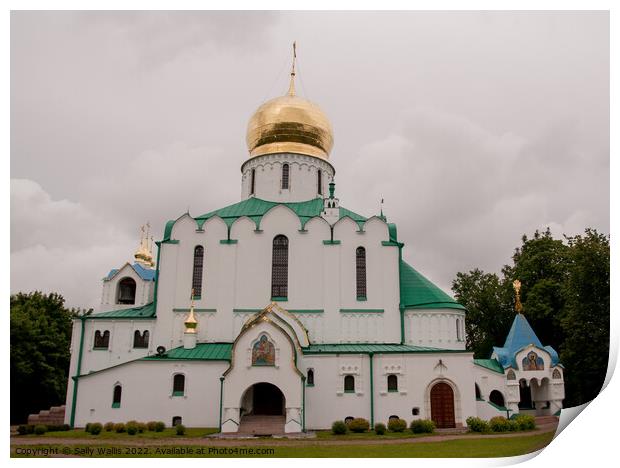Fedorovsky Cathedral Print by Sally Wallis