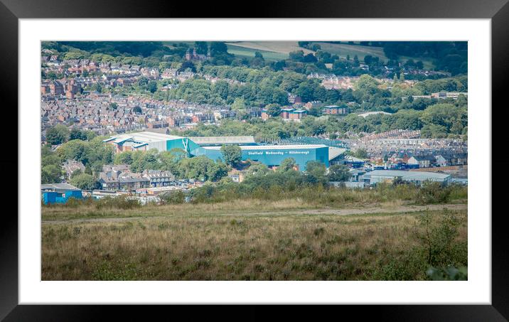 Hillsborough Stadium Framed Mounted Print by J Biggadike