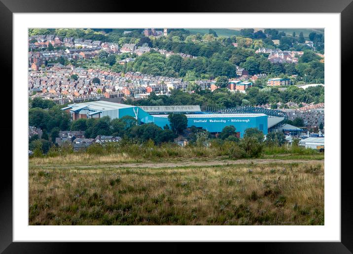 Hillsborough Football Stadium Framed Mounted Print by J Biggadike