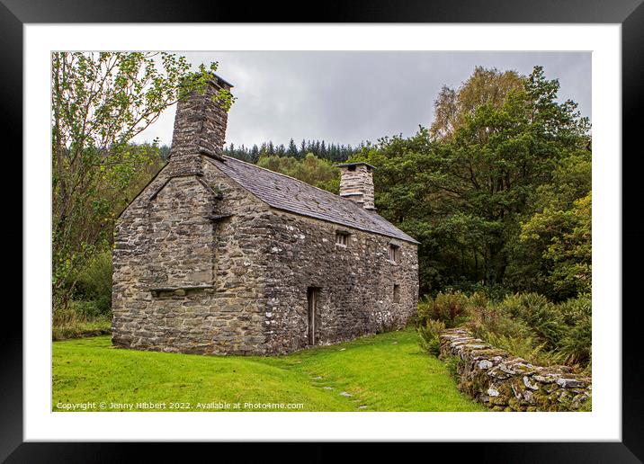 Building church Framed Mounted Print by Jenny Hibbert