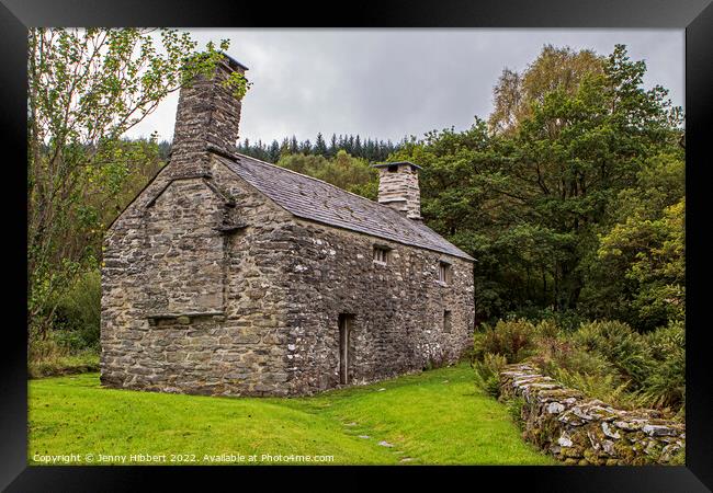 Building church Framed Print by Jenny Hibbert