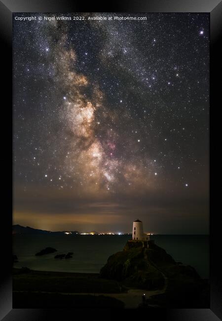 Tŵr Mawr Lighthouse, Anglesey Framed Print by Nigel Wilkins