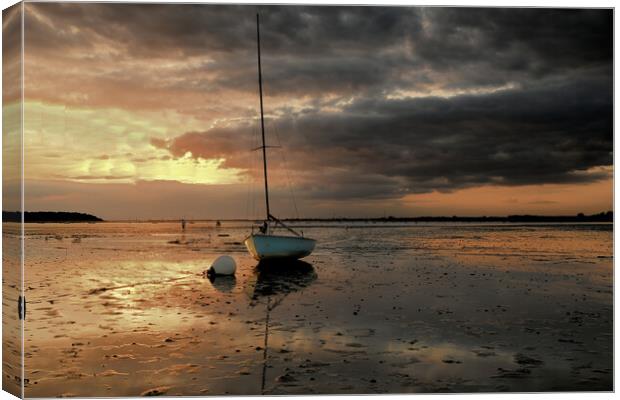 Serenity in Poole Harbour Canvas Print by paul cobb