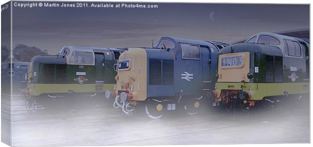 Deltic Dawn Canvas Print by K7 Photography