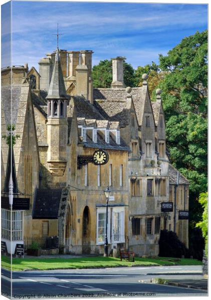 Broadway Cotswolds  Canvas Print by Alison Chambers