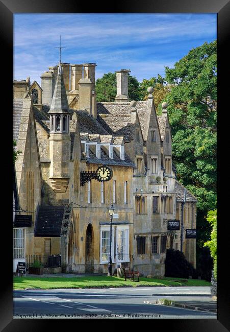 Broadway Cotswolds  Framed Print by Alison Chambers