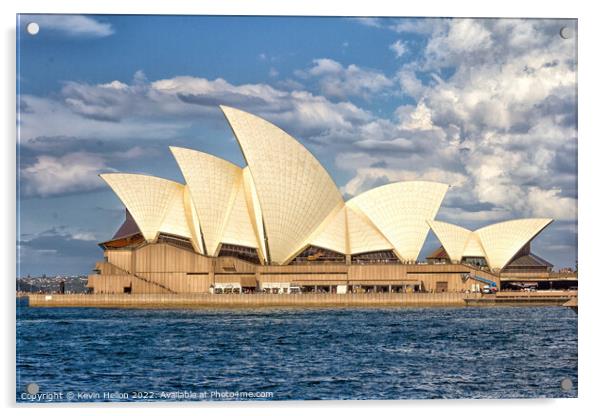 Sydney Opera House viewed from the West Acrylic by Kevin Hellon