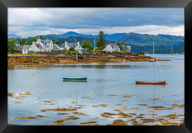 The Bay of Plockton Framed Print by Valerie Paterson