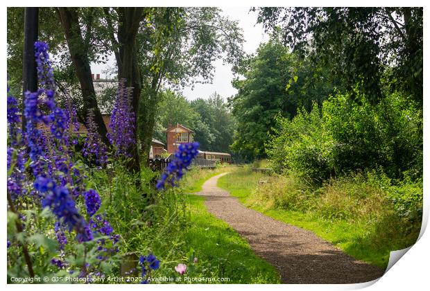 Marriots Way to Whitwell Print by GJS Photography Artist