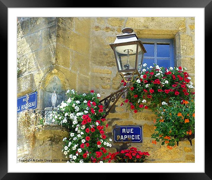 Sarlat Framed Mounted Print by Colin Chipp