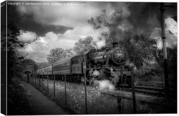Reliving the Golden Age of Steam Canvas Print by Lee Kershaw