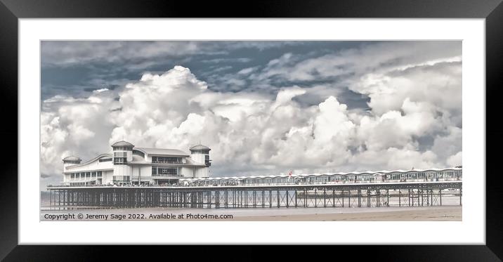 Majestic view of The Grand Pier Framed Mounted Print by Jeremy Sage