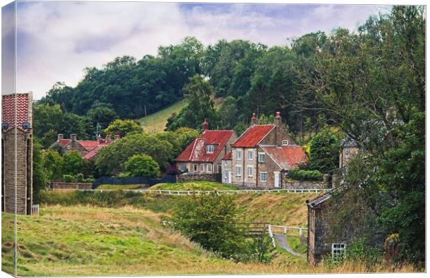 Hutton-le-Hole Village, North Yorkshire Canvas Print by Martyn Arnold