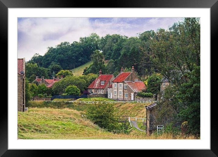 Hutton-le-Hole Village, North Yorkshire Framed Mounted Print by Martyn Arnold