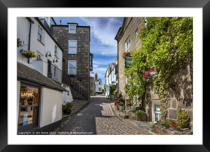 Bunkers Hill, St Ives Framed Mounted Print by Jim Monk