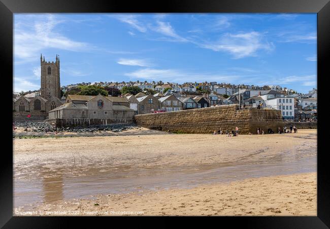 St Ives Framed Print by Jim Monk