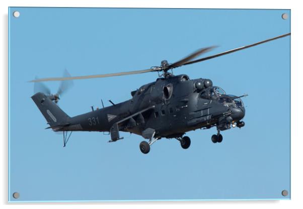 Mil Mi-24P Hind Acrylic by J Biggadike