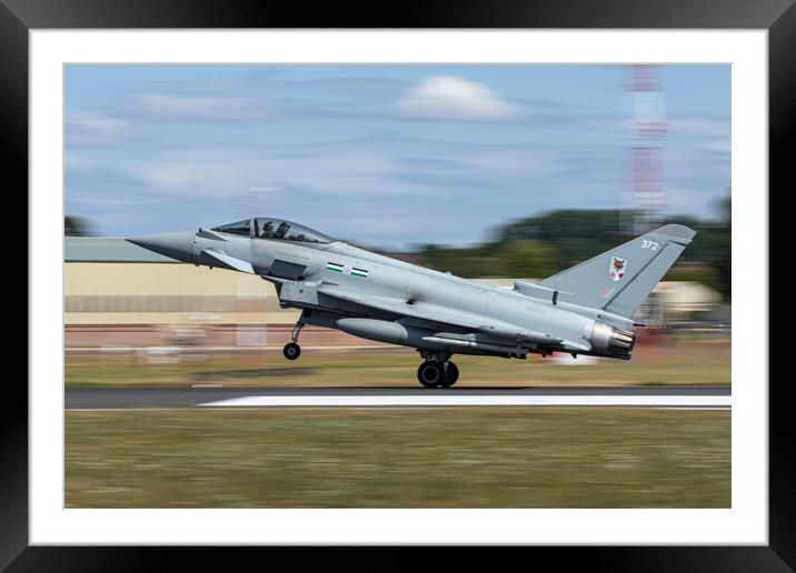 Eurofighter Typhoon FGR4 Framed Mounted Print by J Biggadike