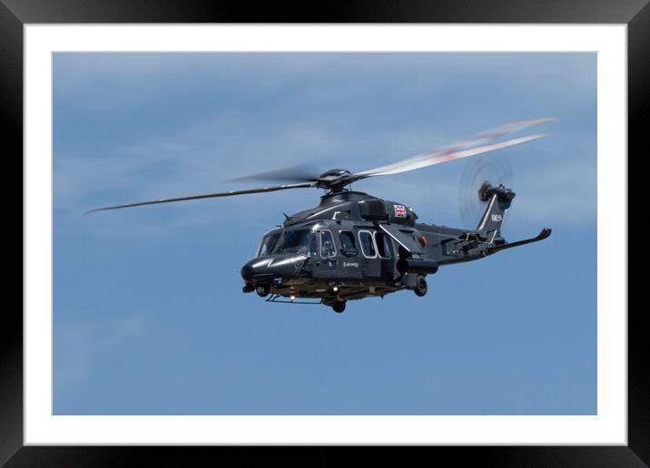 Leonardo AW149 Helicopter Framed Mounted Print by J Biggadike