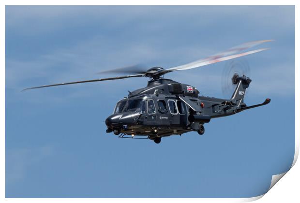 Leonardo AW149 Helicopter Print by J Biggadike