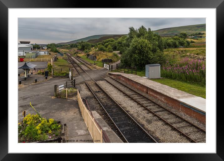 View from the bridge Framed Mounted Print by Clive Wells