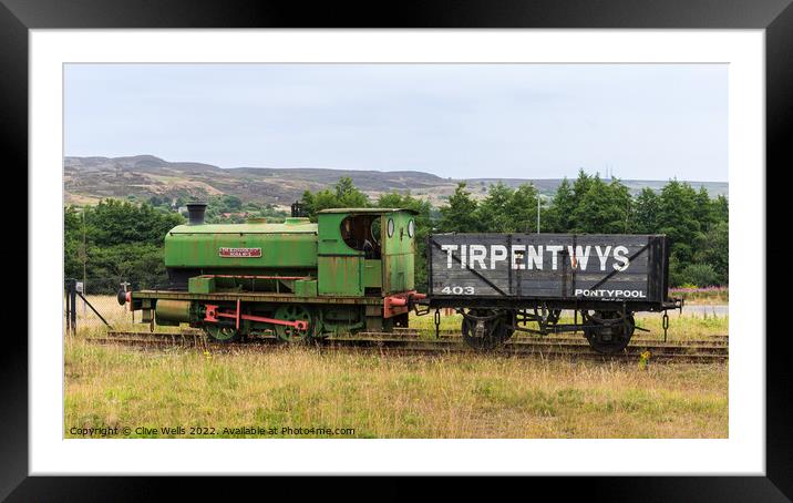 Nora the engine Framed Mounted Print by Clive Wells