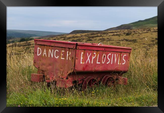 Explosivies wagon Framed Print by Clive Wells