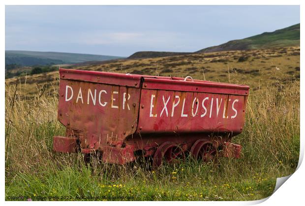 Explosivies wagon Print by Clive Wells