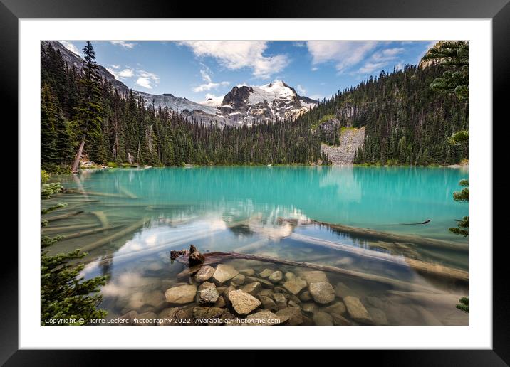 Natural Beauty of Middle Joffre lake Framed Mounted Print by Pierre Leclerc Photography