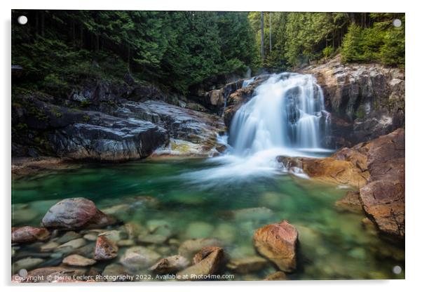 Lower Falls in Golden Ears Provincial Park Acrylic by Pierre Leclerc Photography