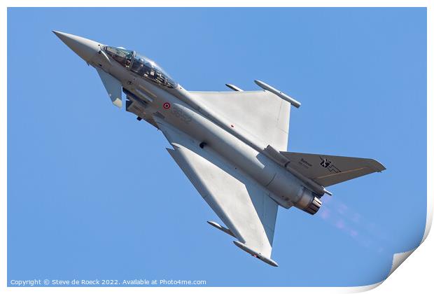 Eurofighter Typhoon EF2000 Print by Steve de Roeck