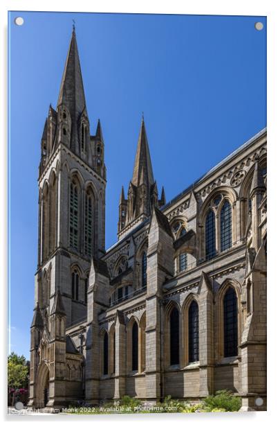 Truro Cathedral Acrylic by Jim Monk