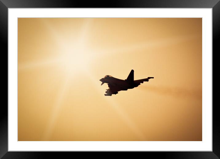 Typhoon In To The Sun Framed Mounted Print by J Biggadike