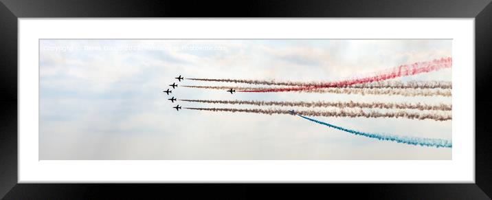 Thrilling Aerobatics at Bournemouth Air Show Framed Mounted Print by Derek Daniel